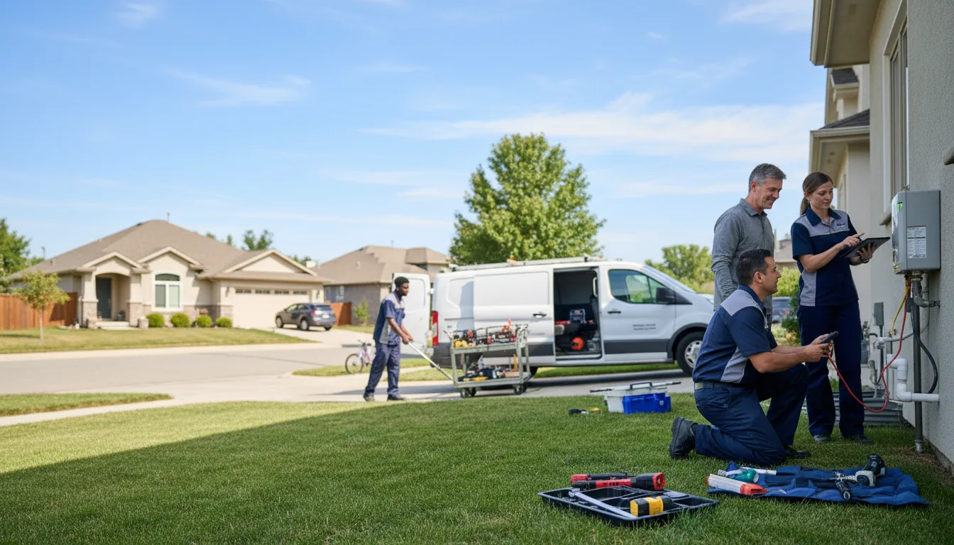 Tankless water heater service in Rotan, TX